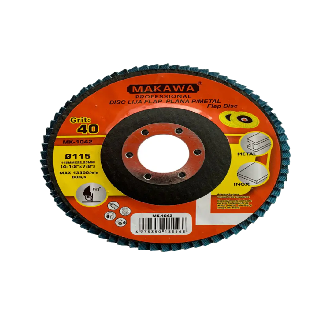 DISCO TRASLAPADO 115MM 40# ZIRCONIUM MAKAWA 1