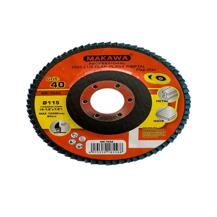 DISCO TRASLAPADO 115MM 40# ZIRCONIUM MAKAWA 1
