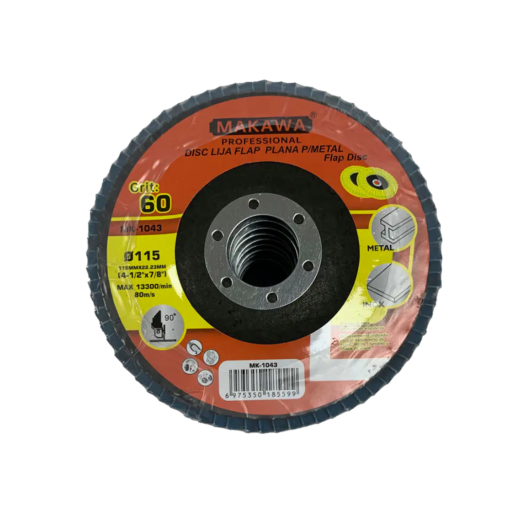 DISCO TRASLAPADO 115MM 60# ZIRCONIUM MAKAWA 1
