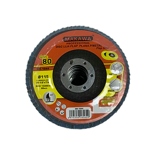 DISCO TRASLAPADO 115MM 80# ZIRCONIUM MAKAWA