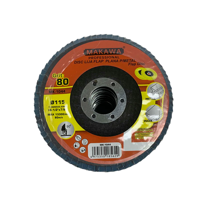 DISCO TRASLAPADO 115MM 80# ZIRCONIUM MAKAWA 1
