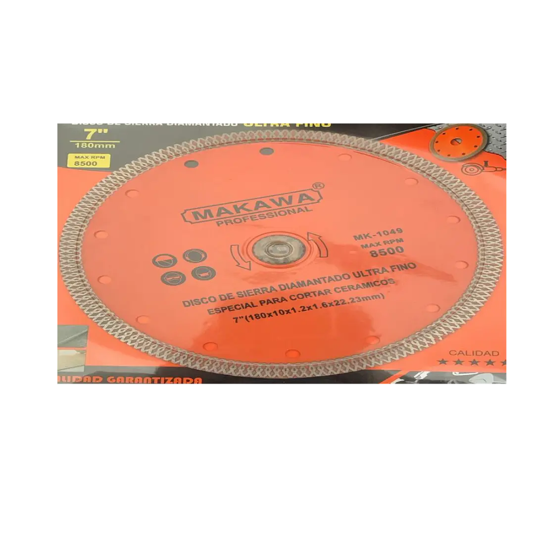 DISCO DIAMANTADO 180MM ULTRA FINO MAKAWA 1