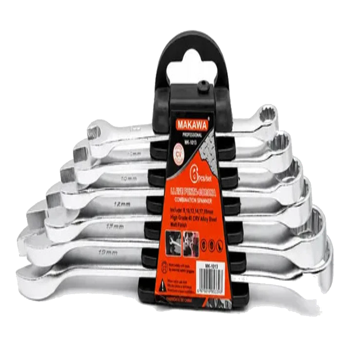 JGO LLAVE PUNTA CORONA POR 6PCS 8-19MM CRV MAKAWA 1