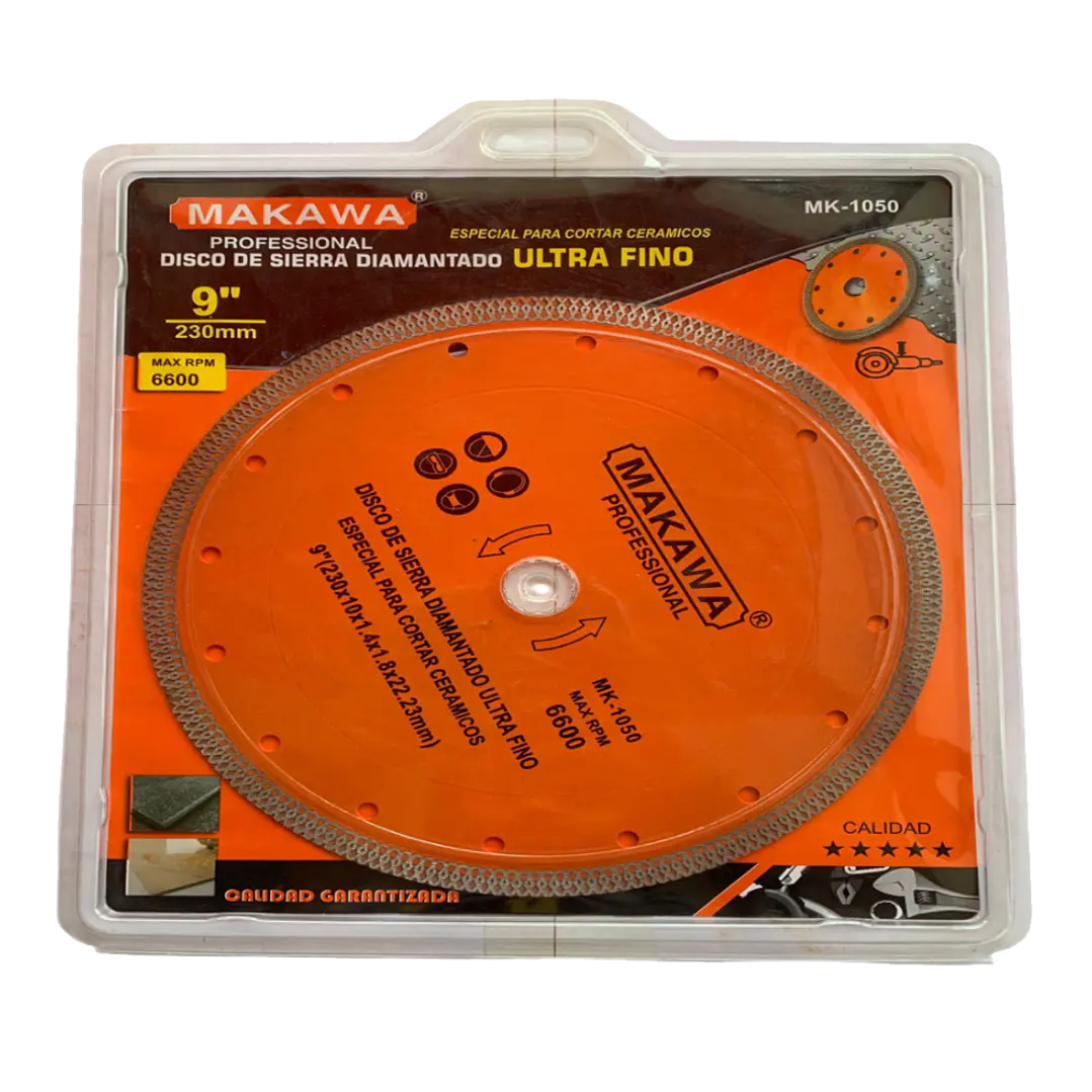 DISCO DIAMANTADO 230MM ULTRA FINO MAKAWA 1