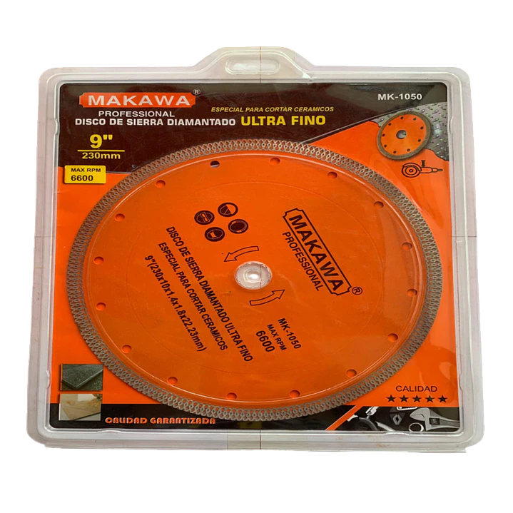 DISCO DIAMANTADO 230MM ULTRA FINO MAKAWA 1