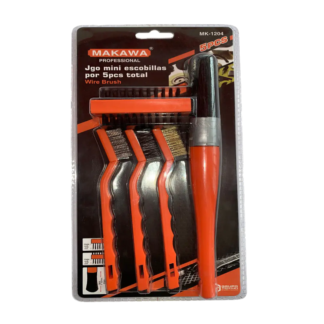 JGO MINI ESCOBILLAS POR 5PCS MAKAWA 1