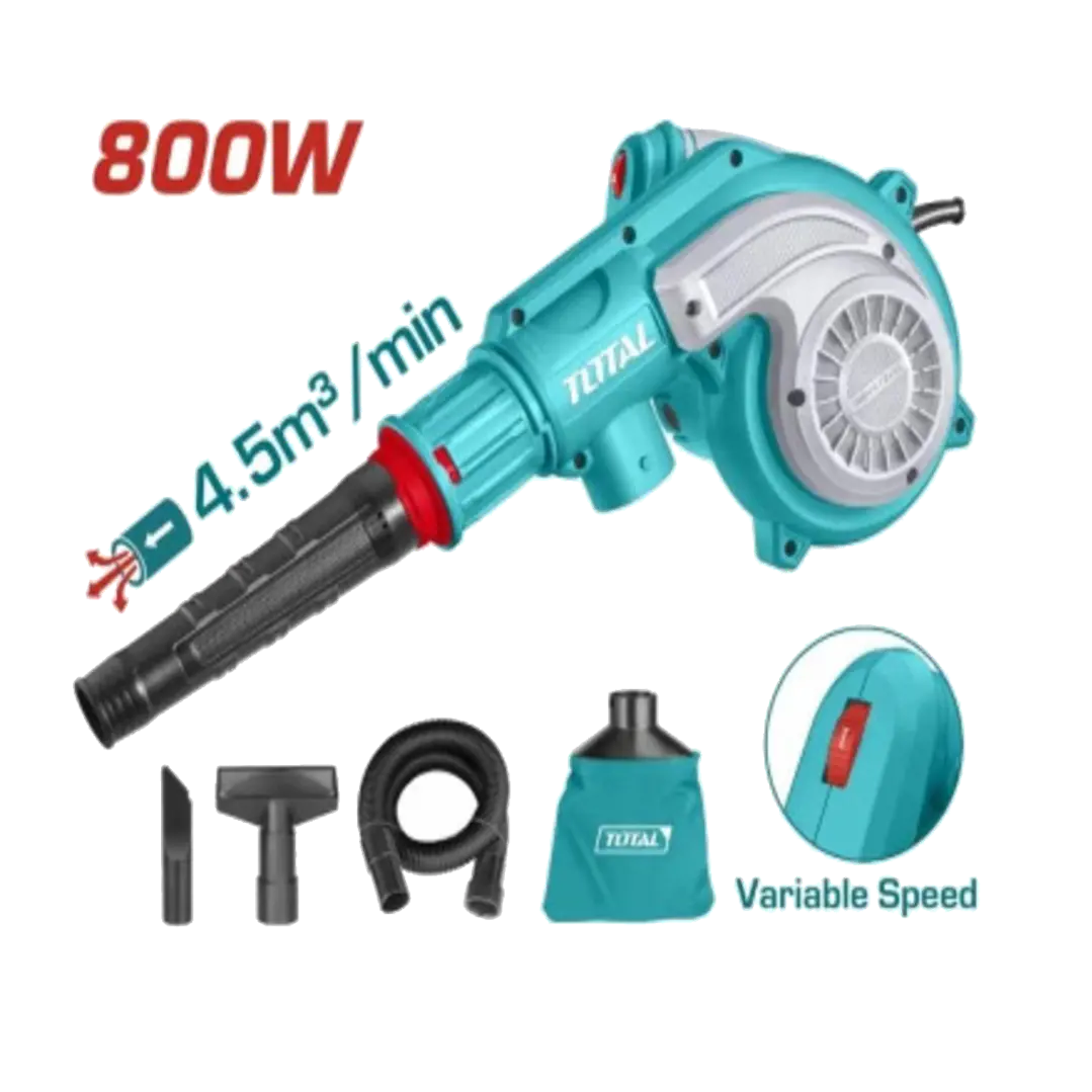 Soplador Inalambrico 20v Total Tabli203232 Cargador +  Bateria Total 1