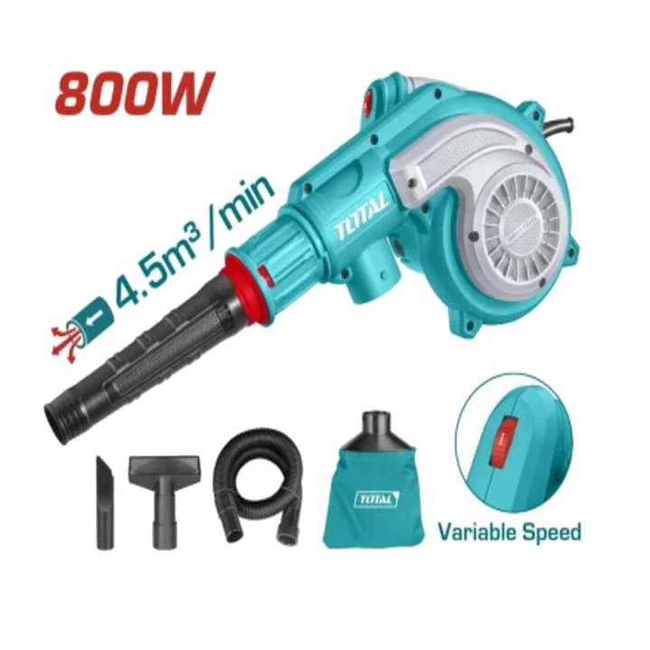 Soplador Inalambrico 20v Total Tabli203232 Cargador +  Bateria Total 1