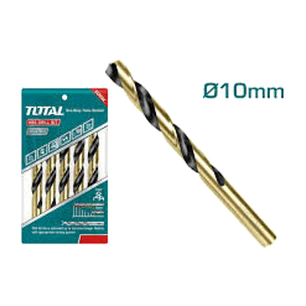 BROCA P/ METAL HSS 10.0MM POR 5PCS TOTAL