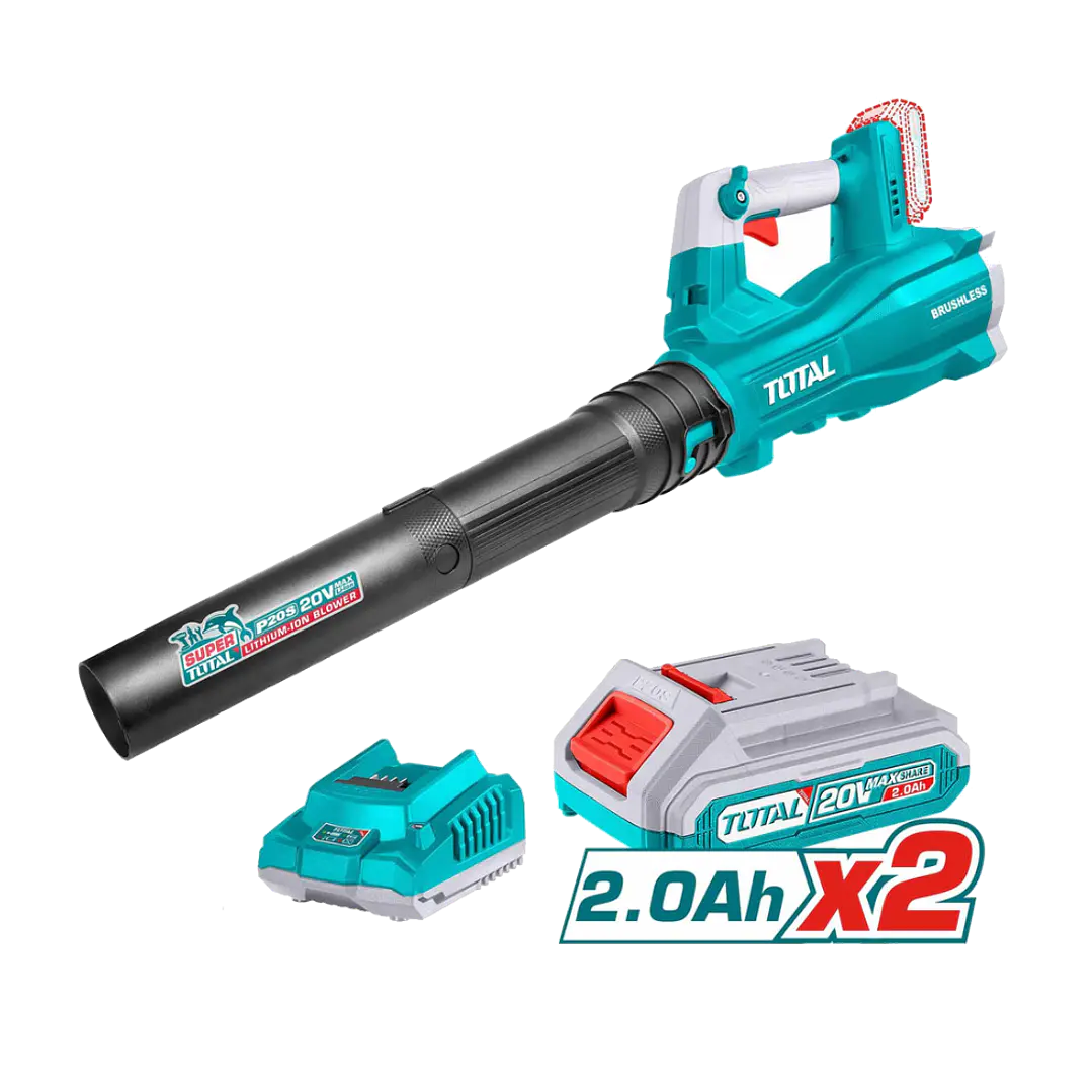 SOPLADOR INALAMBRICO 20V 8,5m3/m CON 2 BAT Y 1 CARG TOTAL 1
