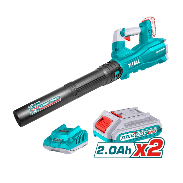 SOPLADOR INALAMBRICO 20V 8,5m3/m CON 2 BAT Y 1 CARG TOTAL 1