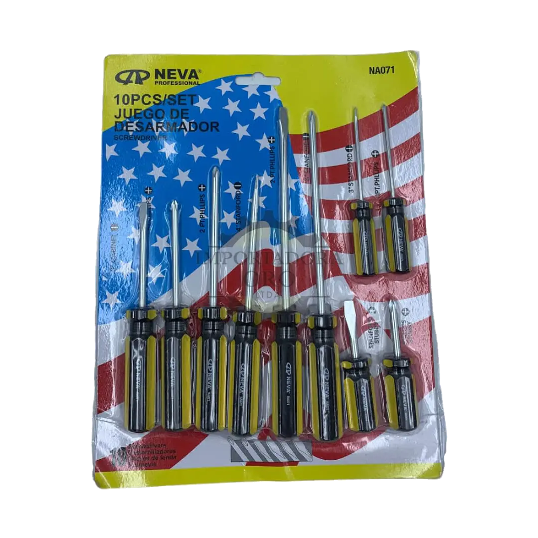 JGO DESTORNILLADOR POR 10PCS NEVA 1