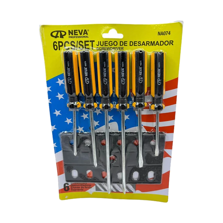 JGO DESTORNILLADOR POR 6PCS NEVA 1