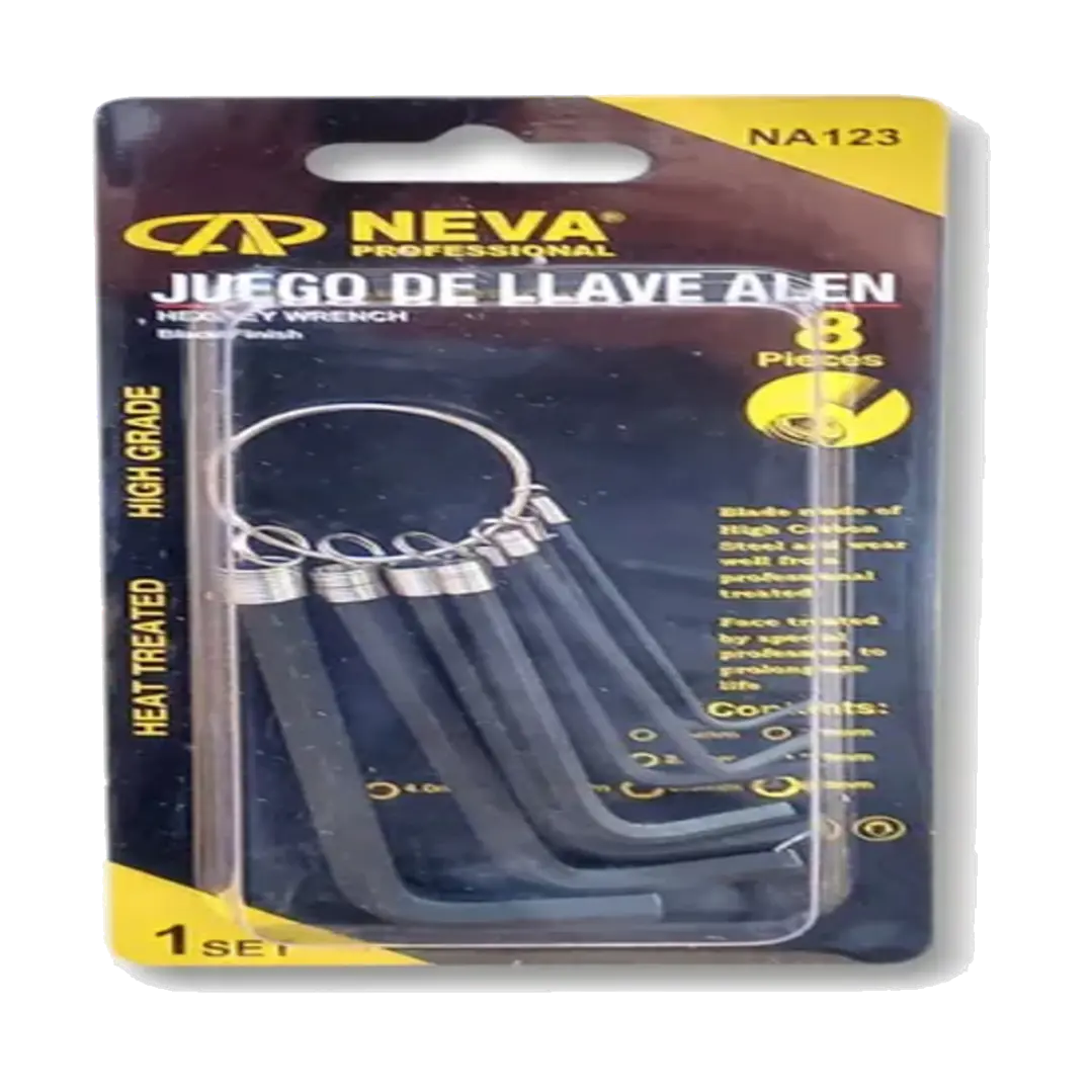 JGO LLAVE PUNTA ALLEN 8PCS NEVA 15 8MM 1