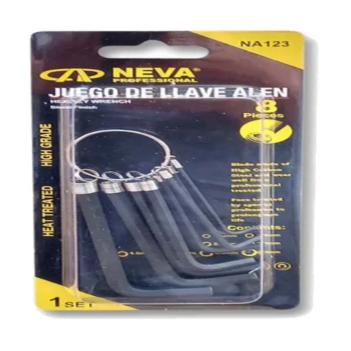 JGO LLAVE PUNTA ALLEN 8PCS NEVA 15 8MM 1