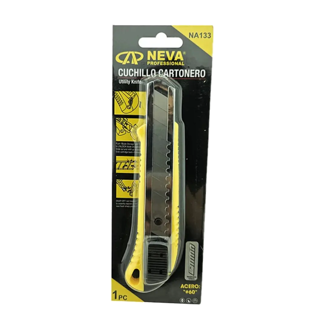 Corta Carton Cuchillo Cartonero Neva Na133 1
