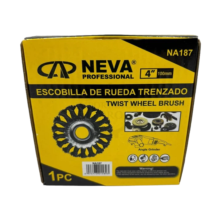ESCOBILLA RUEDA 4 TRENZADO NEVA 1