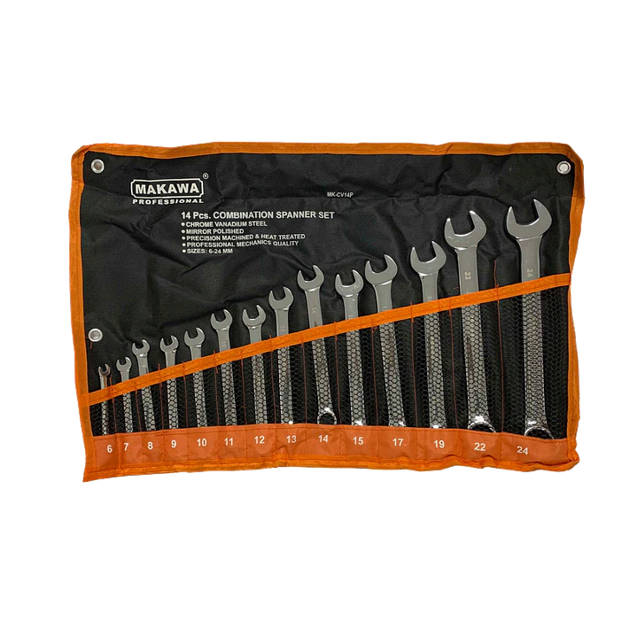 JGO LLAVE P. CORONA 14PCS 6-24MM CR-V SATIN MK 1
