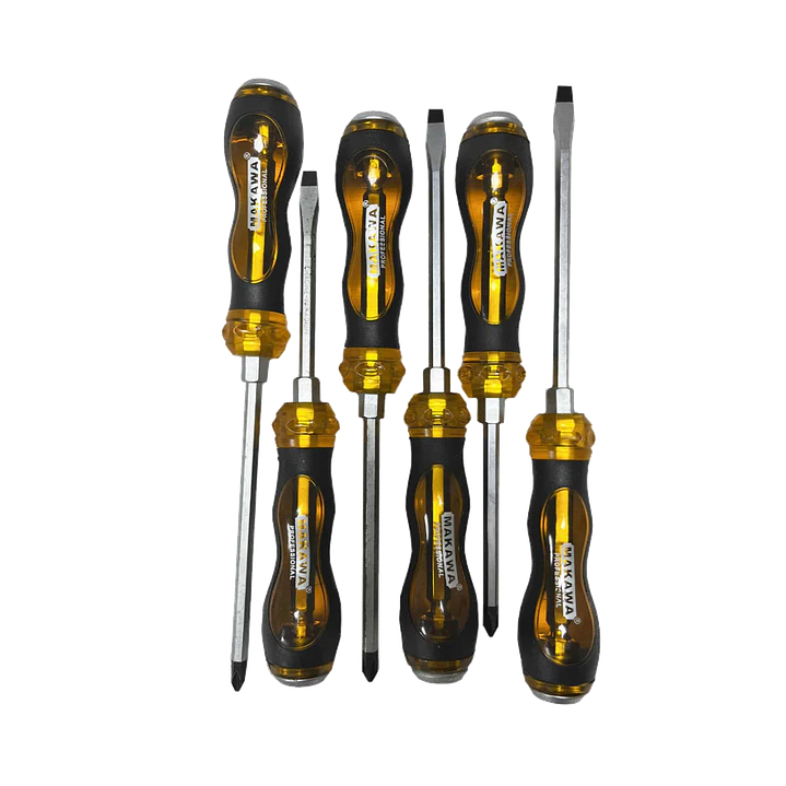 JGO DESTORNILLADOR 6PCS GOLPE MAKAWA 1