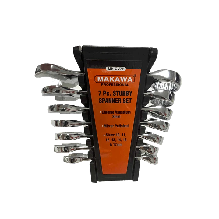 JGO LLAVE P. CORONA 7PCS 10-17MM CR-V SATIN MK 1