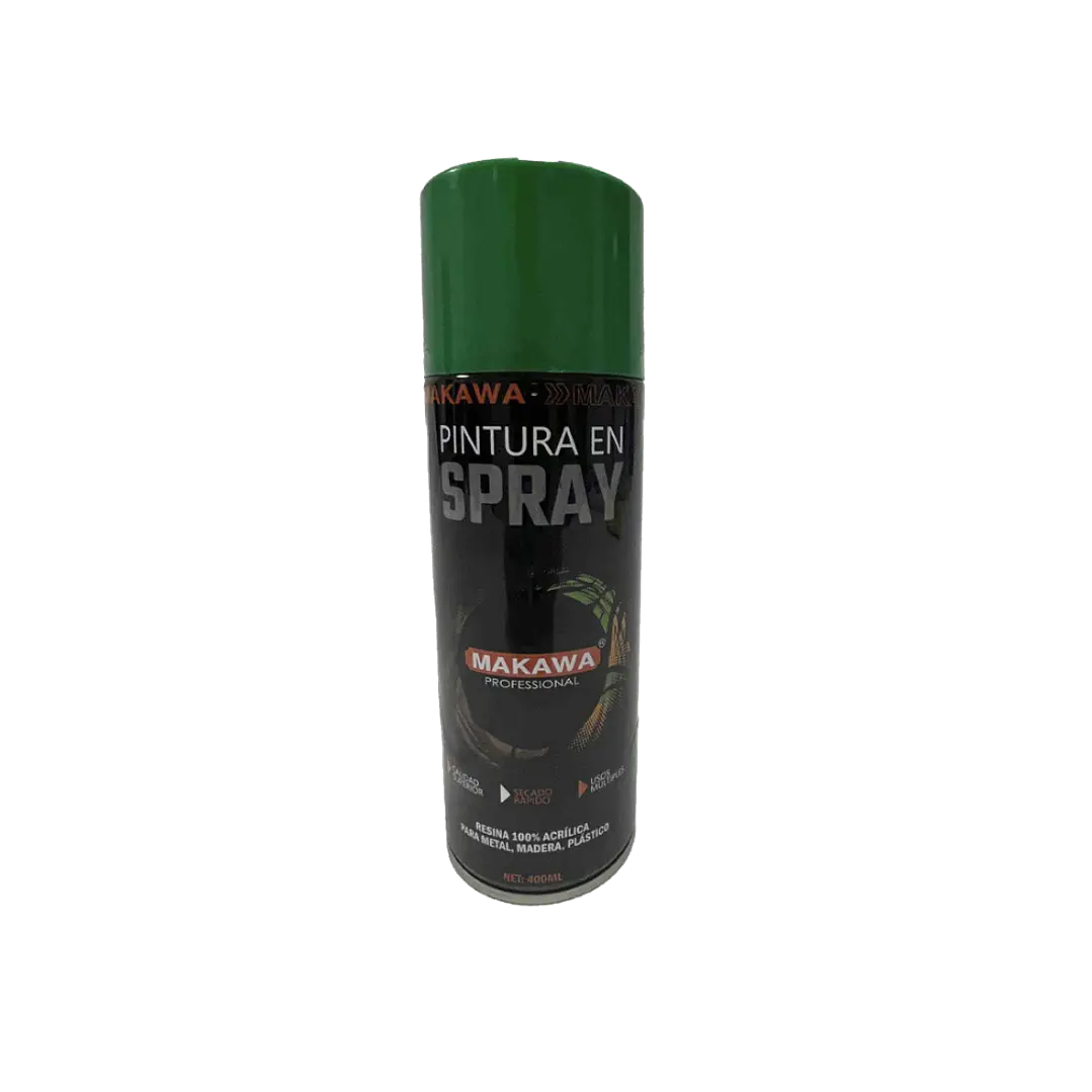 PINTURA EN SPRAY VERDE CLARO 37 MAKAWA 1