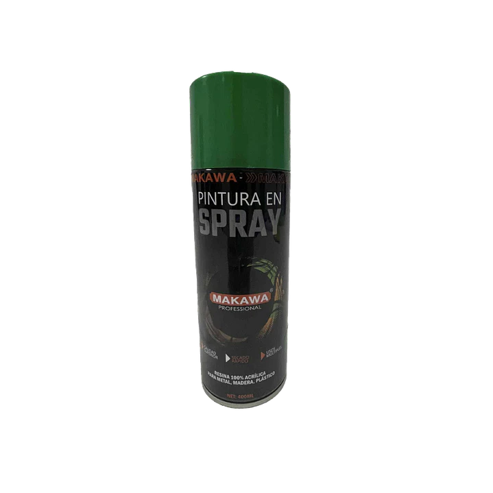 PINTURA EN SPRAY VERDE CLARO 37 MAKAWA 1