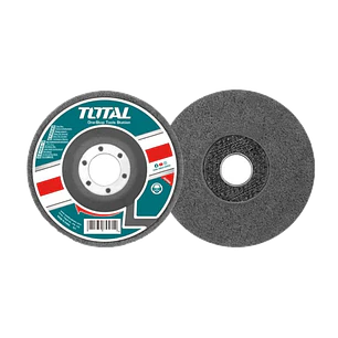 Disco De Esponja 115mm Pulir Acero Inox Madera Mármol Total