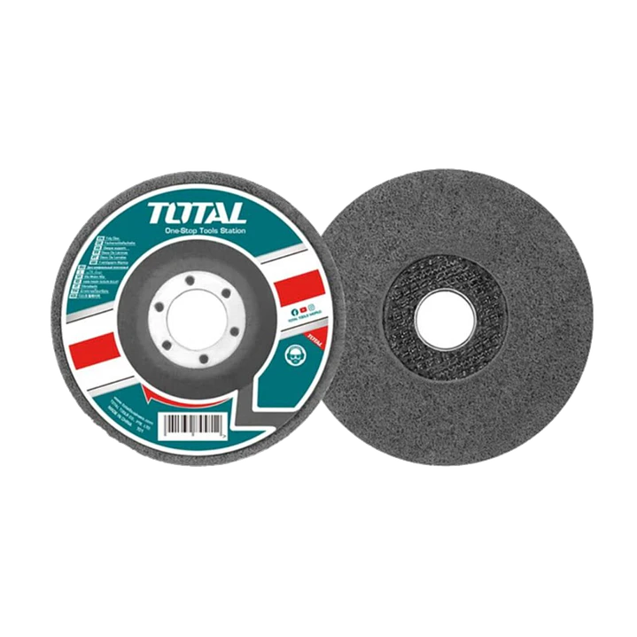Disco De Esponja 115mm Pulir Acero Inox Madera Mármol Total 1
