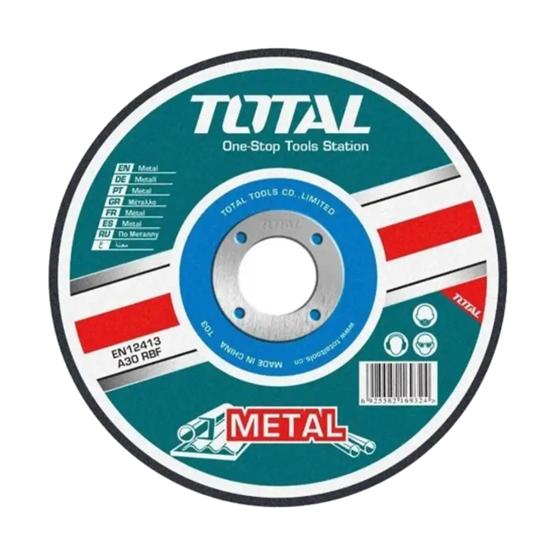 DISCO CORTE P/ METAL ABRASIVO 125MM X 1.2MM TOTAL 1