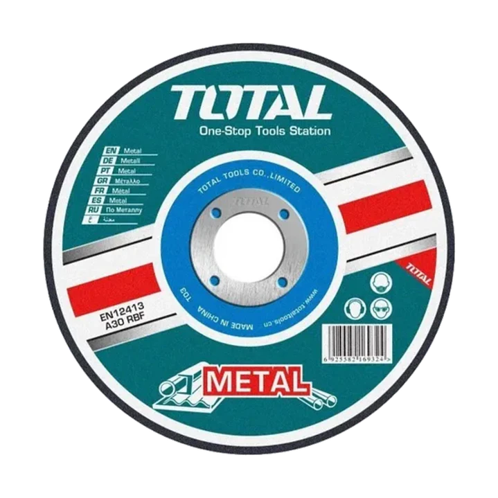 DISCO CORTE P/ METAL ABRASIVO 125MM X 1.2MM TOTAL 1