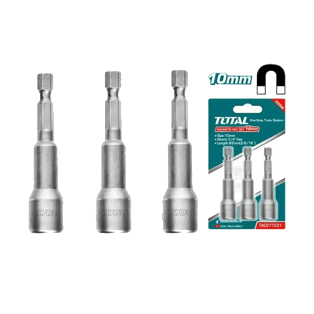JGO SOPORTE DE DESTONILLADOR POR 3PCS 10MM TOTAL 1