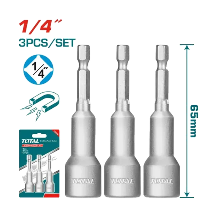 JGO SOPORTE DE DESTONILLADOR POR 3PCS 8MM TOTAL 1