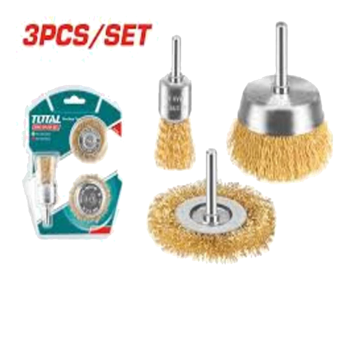 Set Juego De Escobillas Redondas 3 Piezas Total Tac310031 1