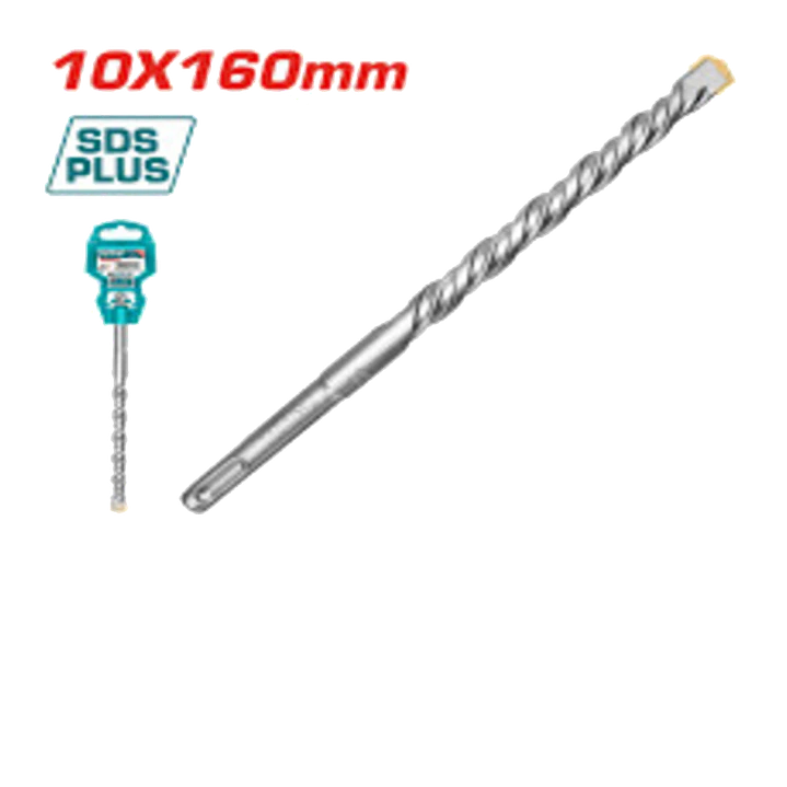 BROCA P ROTOMARTILLO 10X160MM SDS PLUS TOTAL 1