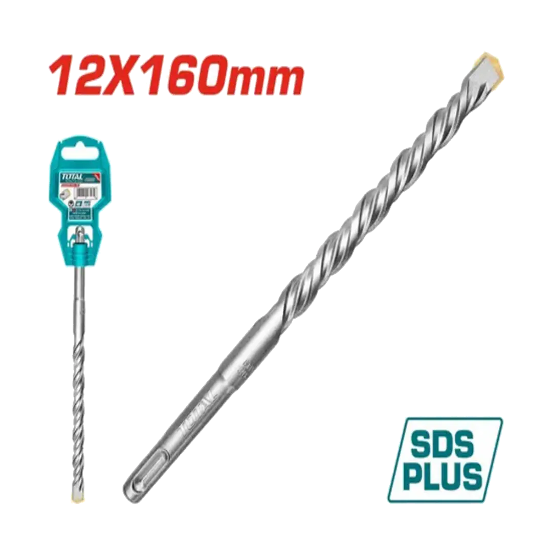BROCA P/ ROTOMARTILLO 12X160MM SDS PLUS TOTAL 1