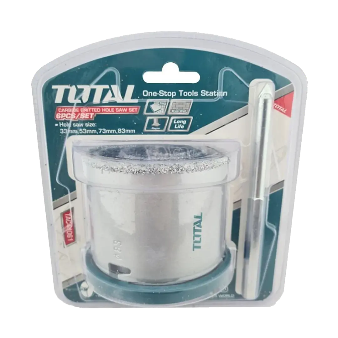Broca Sierra Copa Diamantada 6 Pcs Total Tac44061 1