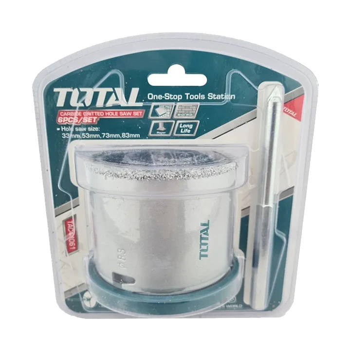 Broca Sierra Copa Diamantada 6 Pcs Total Tac44061 1