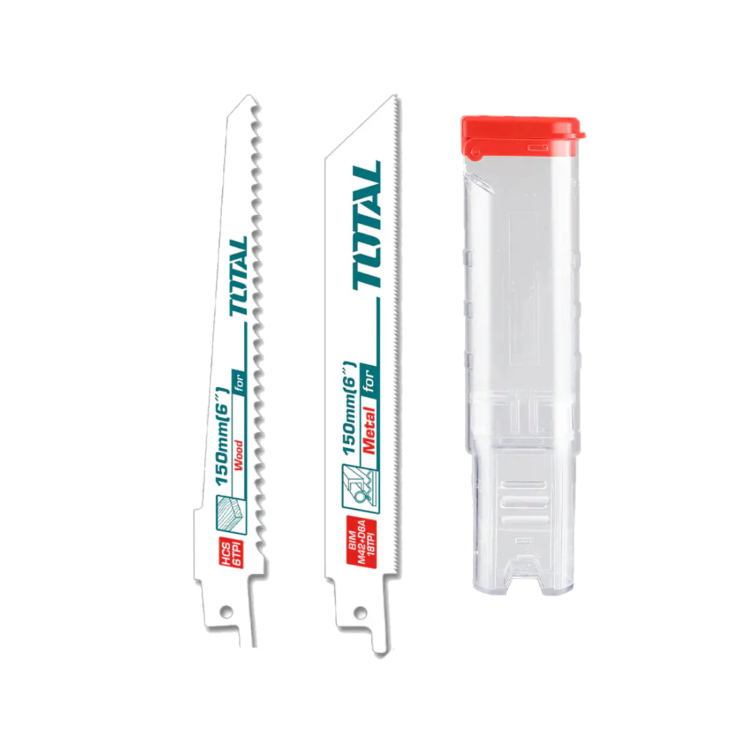 Set Hojas De Sierra Sable 10 Piezas 150mm Super Total 1
