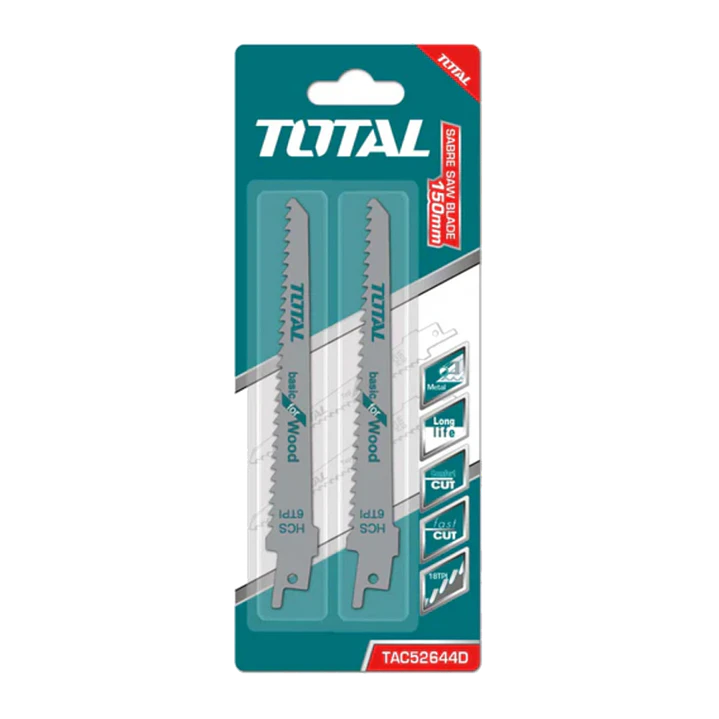 JGO HOJA SIERRA SABLE POR 2PCS PARA MADERA TOTAL 1