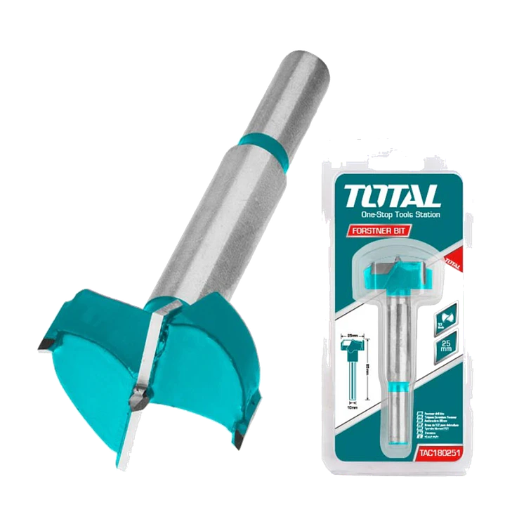 Broca Fortsner Para Madera 25mm Total Tac180251 1