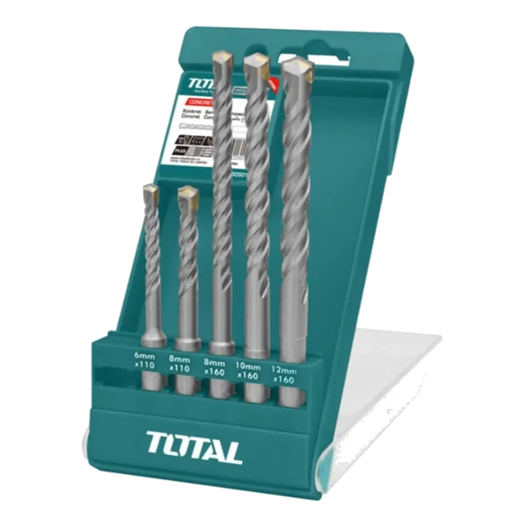 Set De Mechas Sds Plus Rotomartillo 5 Piezas Total Tac190501 1