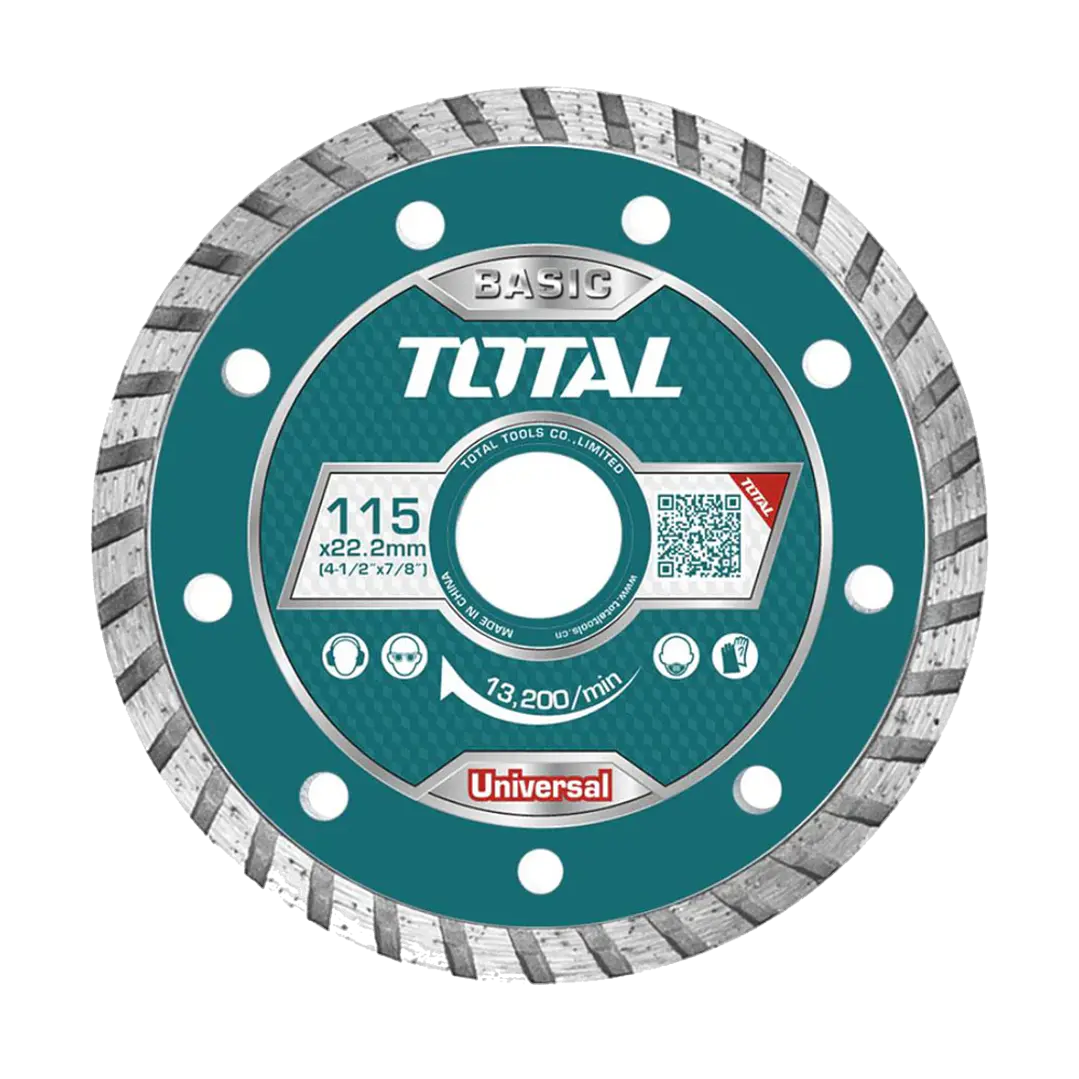 Disco De Corte Diamantado Turbo 4 1/2 115mm Total Tac2131153 1