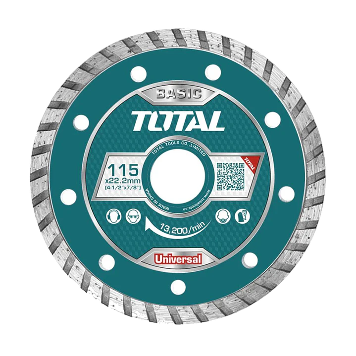 Disco De Corte Diamantado Turbo 4 1/2 115mm Total Tac2131153 1