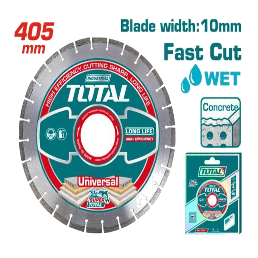 DISCO DIAMANTADO 405MM PARA CORTAR CONCRETO TOTAL 1