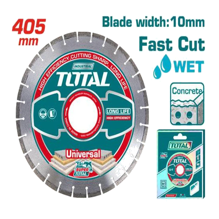 DISCO DIAMANTADO 405MM PARA CORTAR CONCRETO TOTAL 1