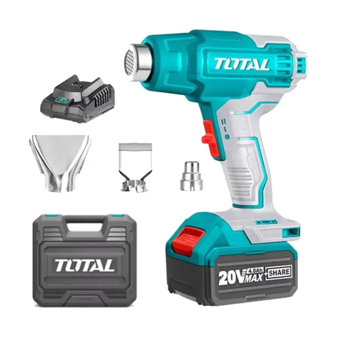 Pistola De Calor Inalámbrica 20v Bat+ Carg Total Tbli20025 1