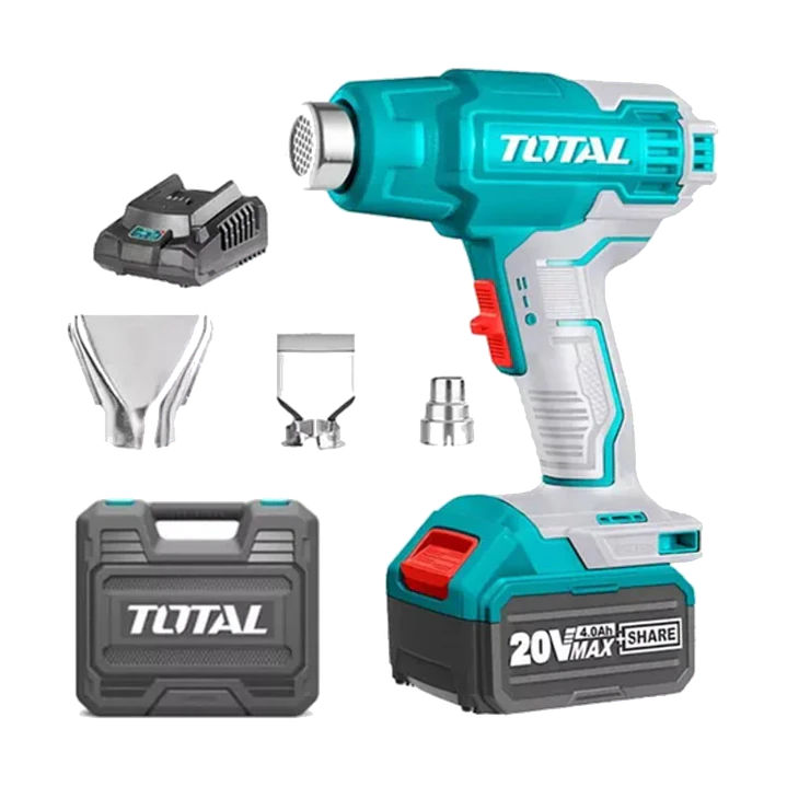 Pistola De Calor Inalámbrica 20v Bat+ Carg Total Tbli20025 1