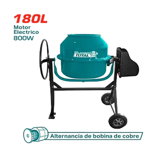 BETONERA DE CONCRETO 180LT 1.10HP TOTAL
