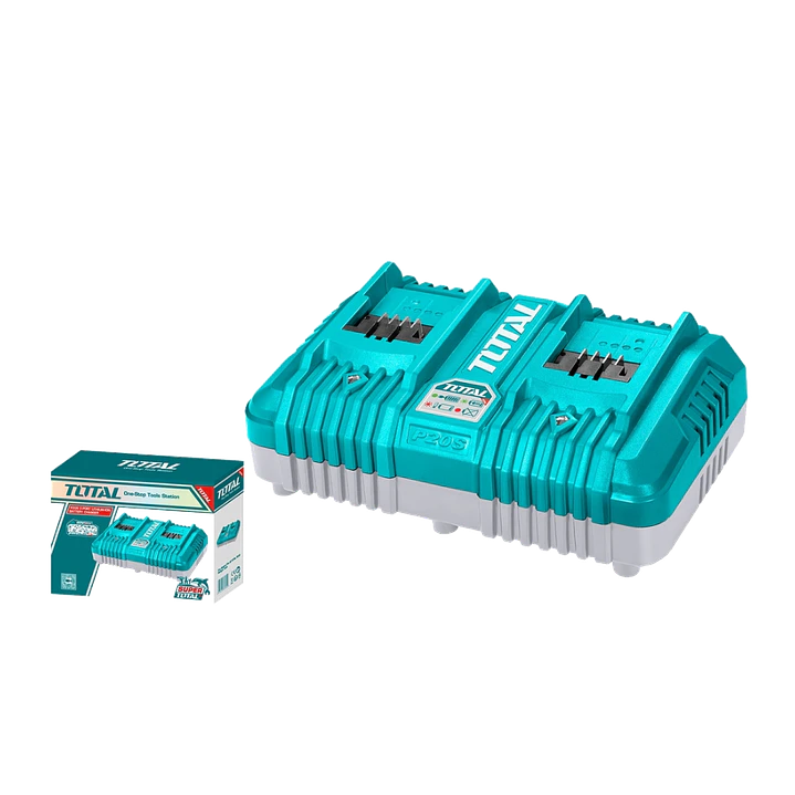 CARGADOR INTELIGENTE DOBLE 20V 4A TOTAL 1