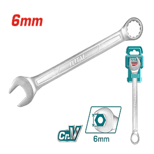 Llave Combinada 6mm Industrial Total Tcspa061
